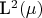 L^2(\mu)