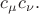 $c_{\mu}c_{\nu}.$
