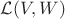 $\mathcal L(V, W)$