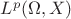 $L^p(\Omega,X)$