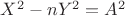 $X^2-nY^2=A^2$
