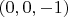 $(0, 0, -1)$