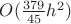$O(\frac{379}{45}h^2)$