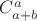 $C_{a+b}^a$