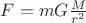 $F=mG\frac{M_З}{r^2}$