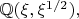 $\mathbb Q(\xi, \xi^{1/2}),$