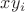 $x_{&iota;} и y_{i}$