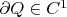 $\partial Q \in C^1$