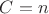 ${C=n}$