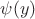 $\psi(y)$