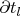 $\partial t_l$