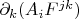 $\partial_k(A_iF^{jk})$