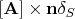 $ [\mathbf{A}]\times\mathbf{n} \delta_S$
