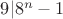 $9|8^n-1$
