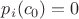 $p_i(c_0)=0$