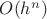$O(h^n)$