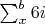 $\sum_x^b{6i}$