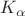 $K_{\alpha}$