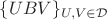 $\{ UBV \}_{U, V \in \mathcal{D}}$