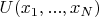 $U(x_1,...,x_N)$