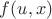 $f(u, x)$