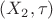 $(X_2,\tau)$