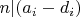 $n|(a_i-d_i)$