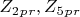 $ Z_2_p_r,   Z_5_p_r $