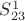 $S^1_{23} $