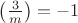 $\left(\frac{3}{m}\right)=-1$