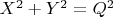 $X^2+Y^2=Q^2$