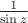 $\frac{1}{\sin z}$