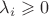$\lambda_i\geqslant0$