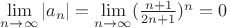 $\lim\limits_{n \to \infty}|a_{n}|=\lim\limits_{n \to \infty}(\frac{n+1}{2n+1})^{n}=0$