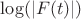 $\log (|F(t)|)$