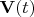 $\mathbf{V}(t)$