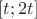 $[t;2t]$