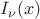 $I_\nu(x)$