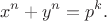 $$
x^n+y^n=p^k.
$$
