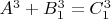 $A^3 +B_1^3 = C_1^3$