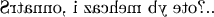 $\reflectbox{..?ote yb mehcaz i ,onnatrS}$