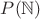 $P(\mathbb{N})$