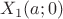 $X_1(a;0)$