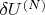 $\delta U^{(N)}$