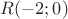 $R(-2;0)$