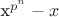 x^{p^n}-x