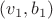 $(v_1, b_1)$