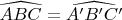 $\widehat{ABC}=\widehat{A'B'C'}$