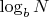 $\log_bN$