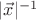 $|\vec{x}|^{-1}$